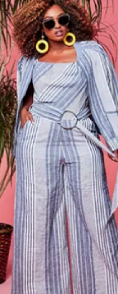 🔥Ashley Stewart Sleeveless Jumpsuit set 🔥